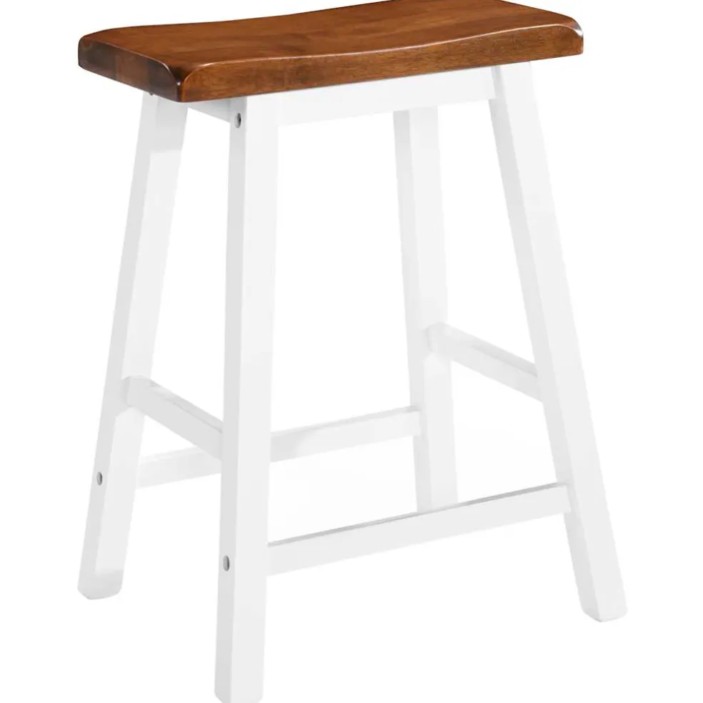 vidaXL 3-delige Bartafel en -krukkenset massief hout