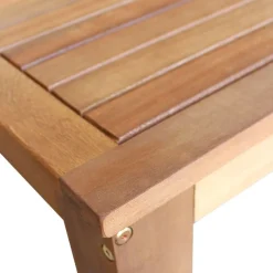 vidaXL 7-delige Bartafel en -stoelenset massief acaciahout