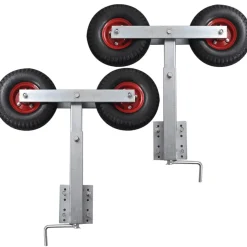 vidaXL 2-delige Boegsteunenset voor bootaanhanger 59-84 cm