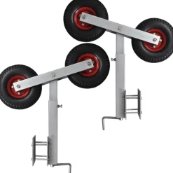 vidaXL 2-delige Boegsteunenset voor bootaanhanger 59-84 cm