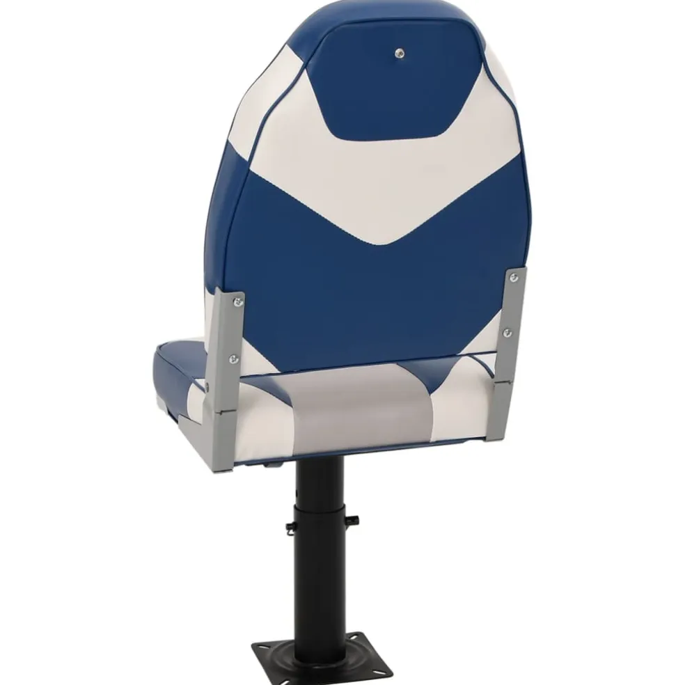 vidaXL 2-delige Bootstoelenset met hoge rugleuning inklapbaar
