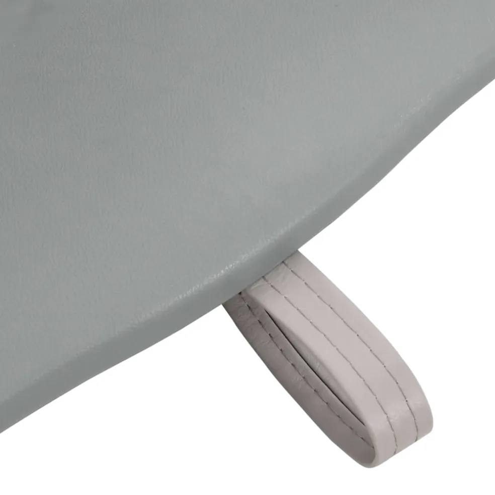vidaXL 2-delige Bootstoelenset inklapbaar 48x51x41 cm grijs