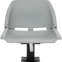 vidaXL 2-delige Bootstoelenset inklapbaar 48x51x41 cm grijs