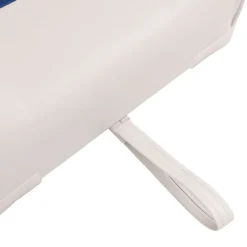 vidaXL 2-delige Bootstoelenset met hoge rugleuning inklapbaar