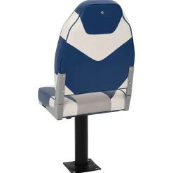 vidaXL 2-delige Bootstoelenset met hoge rugleuning inklapbaar