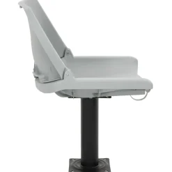 vidaXL 2-delige Bootstoelenset inklapbaar 48x51x41 cm grijs