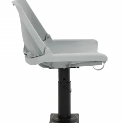 vidaXL 2-delige Bootstoelenset inklapbaar 48x51x41 cm grijs