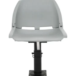 vidaXL 2-delige Bootstoelenset inklapbaar 48x51x41 cm grijs