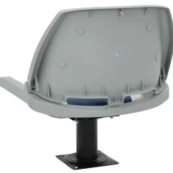 vidaXL 2-delige Bootstoelenset inklapbaar 48x51x41 cm blauw en wit