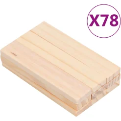 vidaXL 150-delige Bouwblokkenset massief grenenhout geverfd
