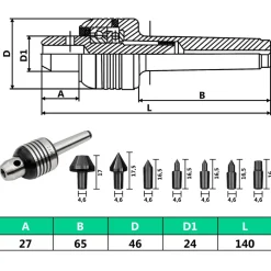 vidaXL 10-delige Centerset MT2