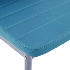 vidaXL 5-delige Eethoek blauw