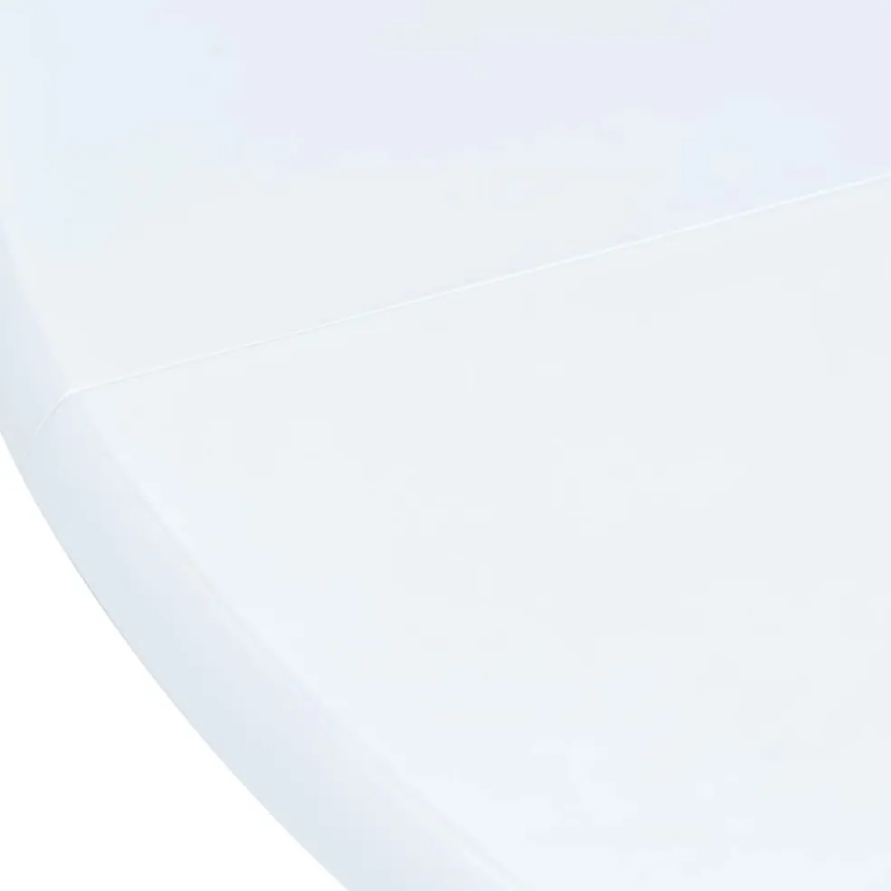vidaXL 5-delige Eethoek massief rubberwood wit