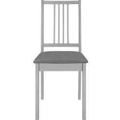 vidaXL 3-delige Eethoek MDF grijs