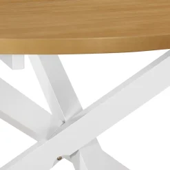 vidaXL 5-delige Eethoek MDF wit
