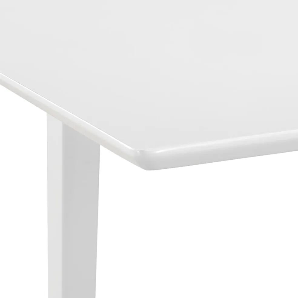 vidaXL 3-delige Eethoek MDF wit