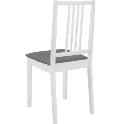 vidaXL 3-delige Eethoek MDF wit