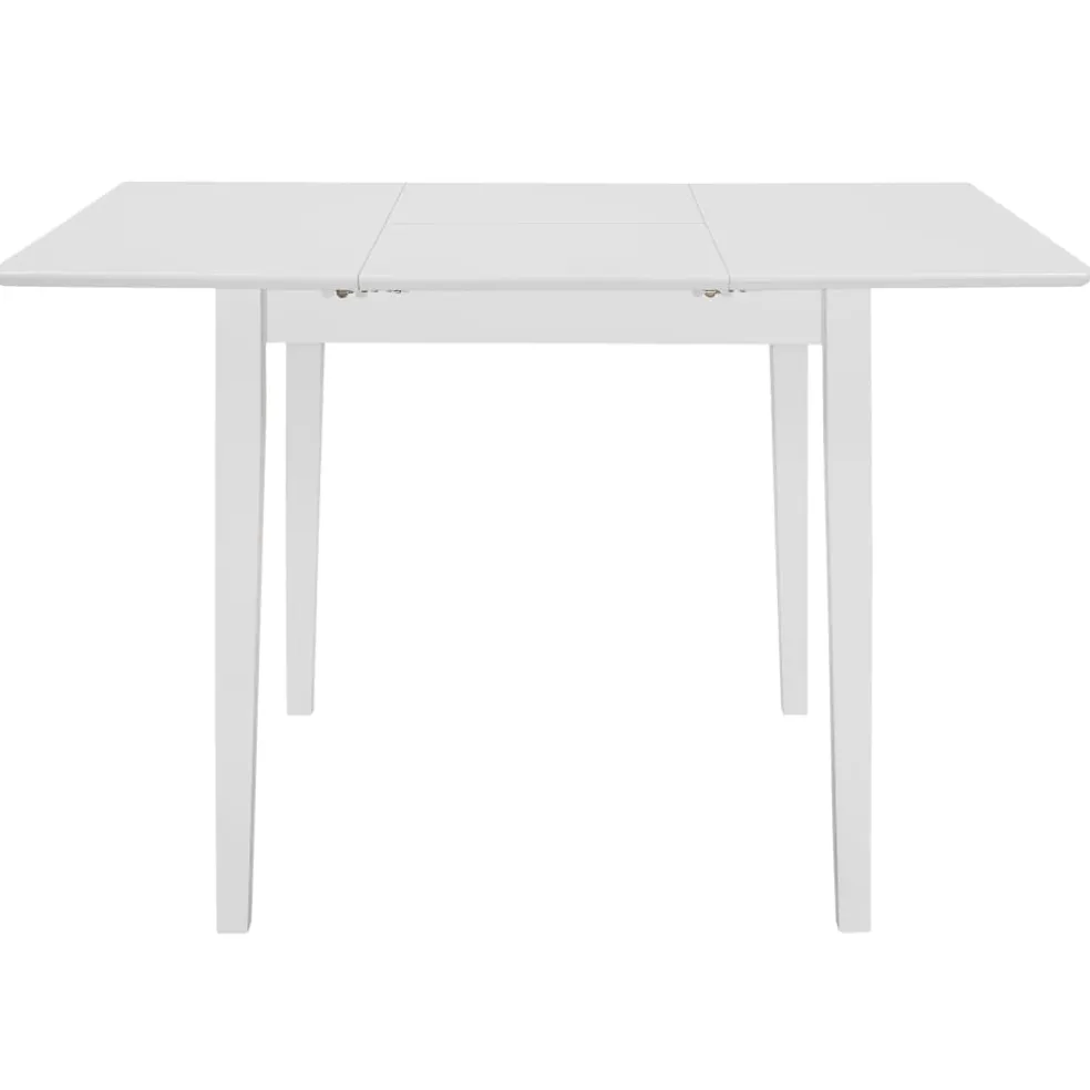vidaXL 3-delige Eethoek MDF wit