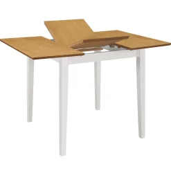 vidaXL 3-delige Eethoek MDF wit