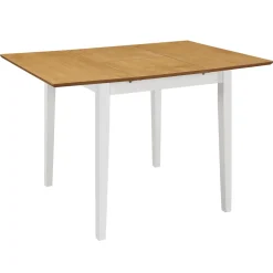 vidaXL 3-delige Eethoek MDF wit