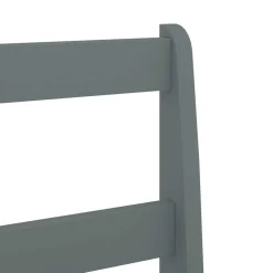 vidaXL 5-delige Eetset Panama massief grenenhout grijs