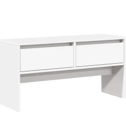 vidaXL 4-delige Garderobe set bewerkt hout wit