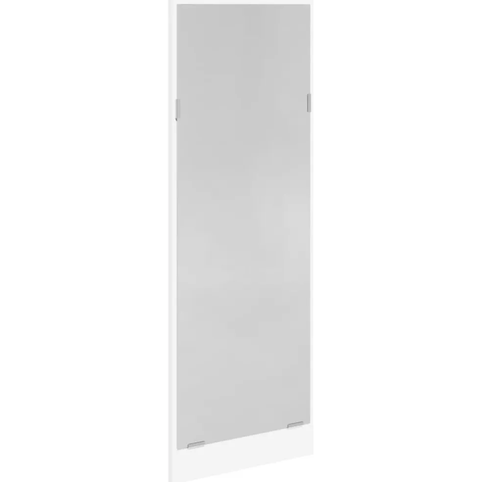 vidaXL 4-delige Garderobe set bewerkt hout wit