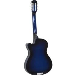 vidaXL 12-delige Gitaarset met 6 snaren western klassiek 38" blauw