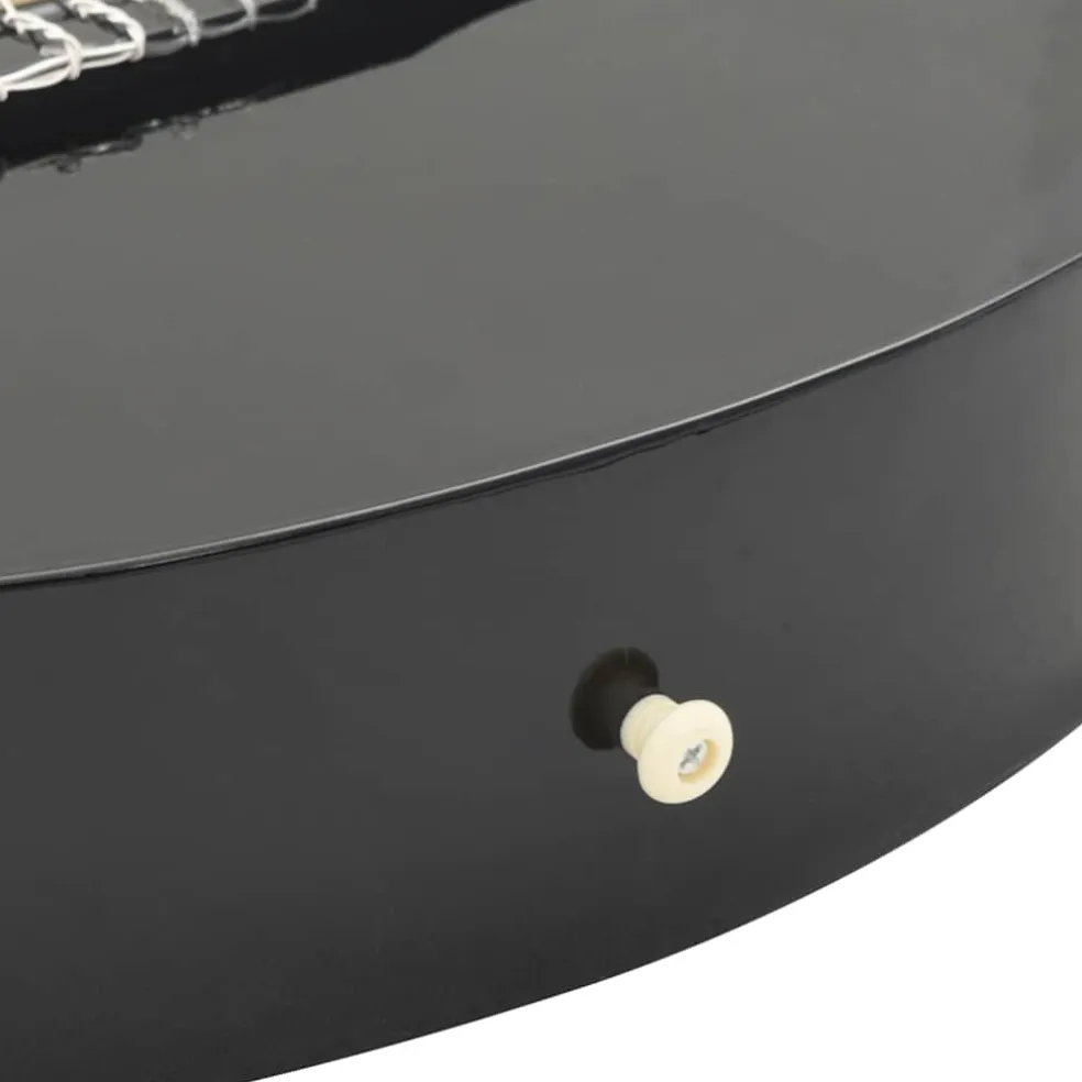 vidaXL 12-delige Gitaarset met 6 snaren western klassiek 38" zwart