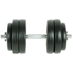 vidaXL 9-delige Halterset 15 kg