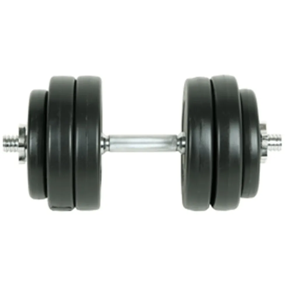 vidaXL 9-delige Halterset 15 kg