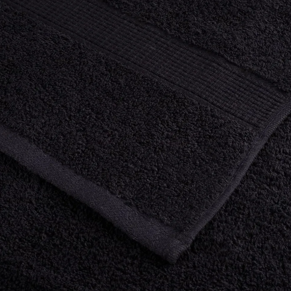 vidaXL 12-delige Handdoekenset SOLUND 600 g/m² zwart