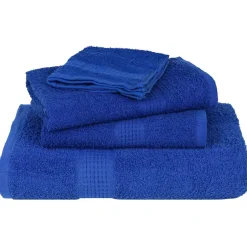 vidaXL 8-delige Handdoekenset FROGN 360 g/m² blauw