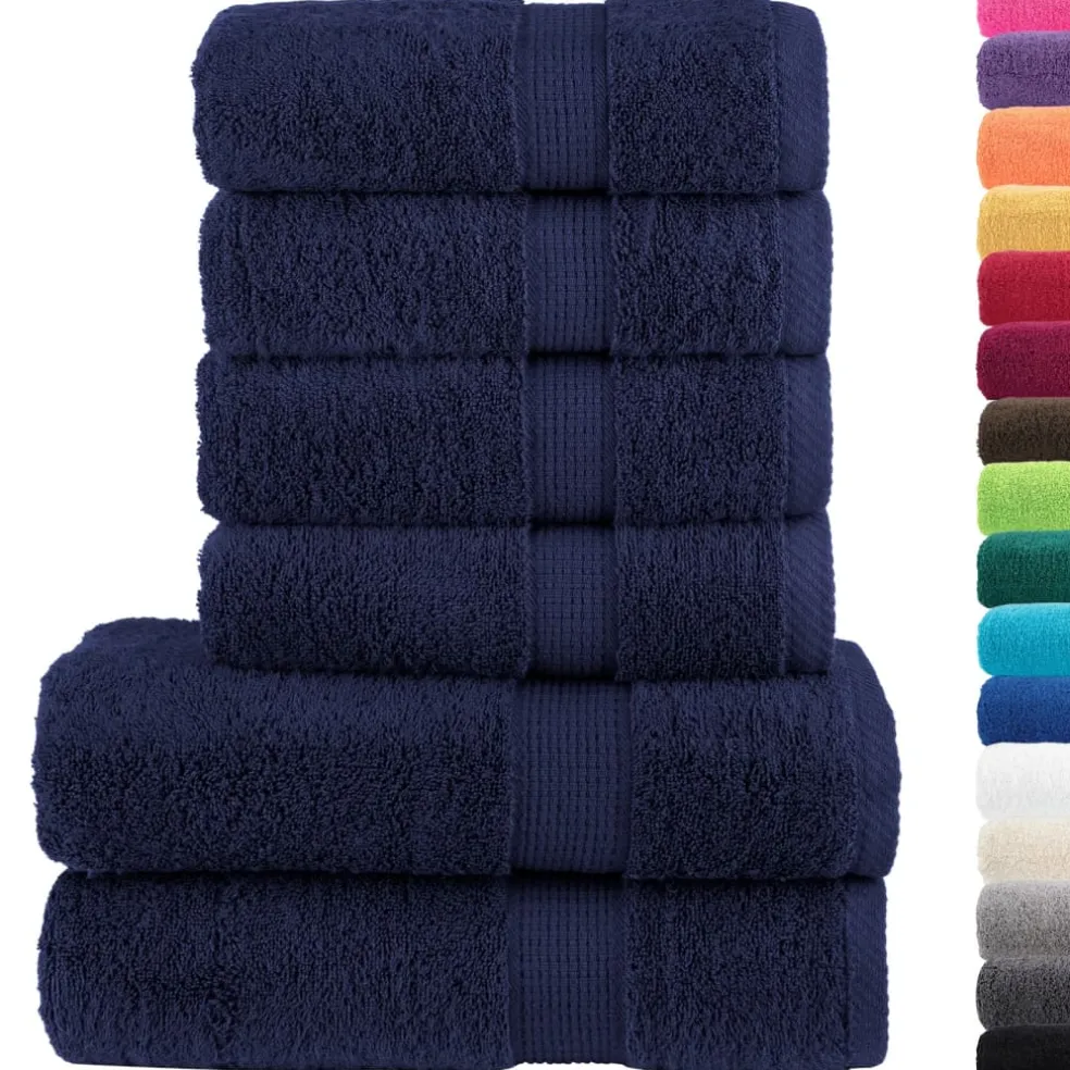 vidaXL 8-delige Handdoekenset FROGN 360 g/m² goud