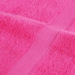 vidaXL 6-delige Handdoekenset SOLUND 600 g/m² roze