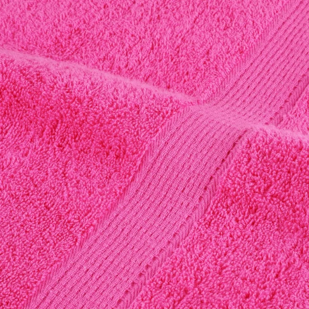 vidaXL 6-delige Handdoekenset SOLUND 600 g/m² roze