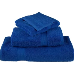 vidaXL 12-delige Handdoekenset SOLUND 600 g/m² blauw