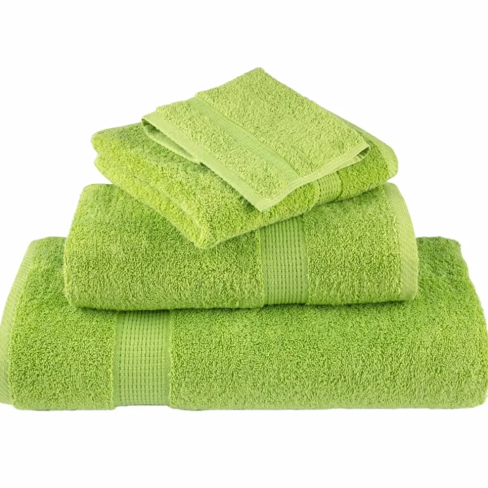 vidaXL 8-delige Handdoekenset SOLUND 600 g/m² appelgroen