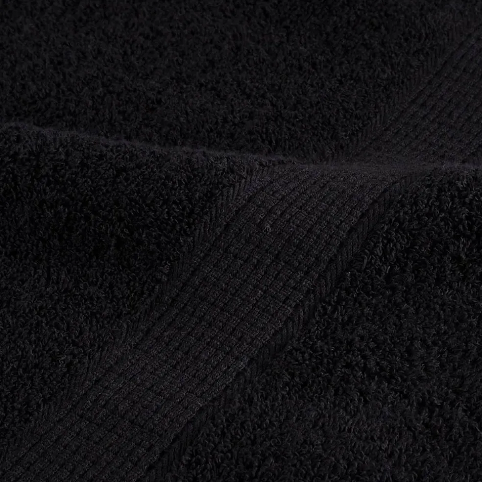 vidaXL 8-delige Handdoekenset SOLUND 600 g/m² zwart