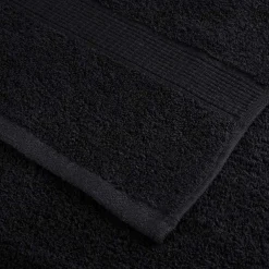vidaXL 8-delige Handdoekenset SOLUND 600 g/m² zwart