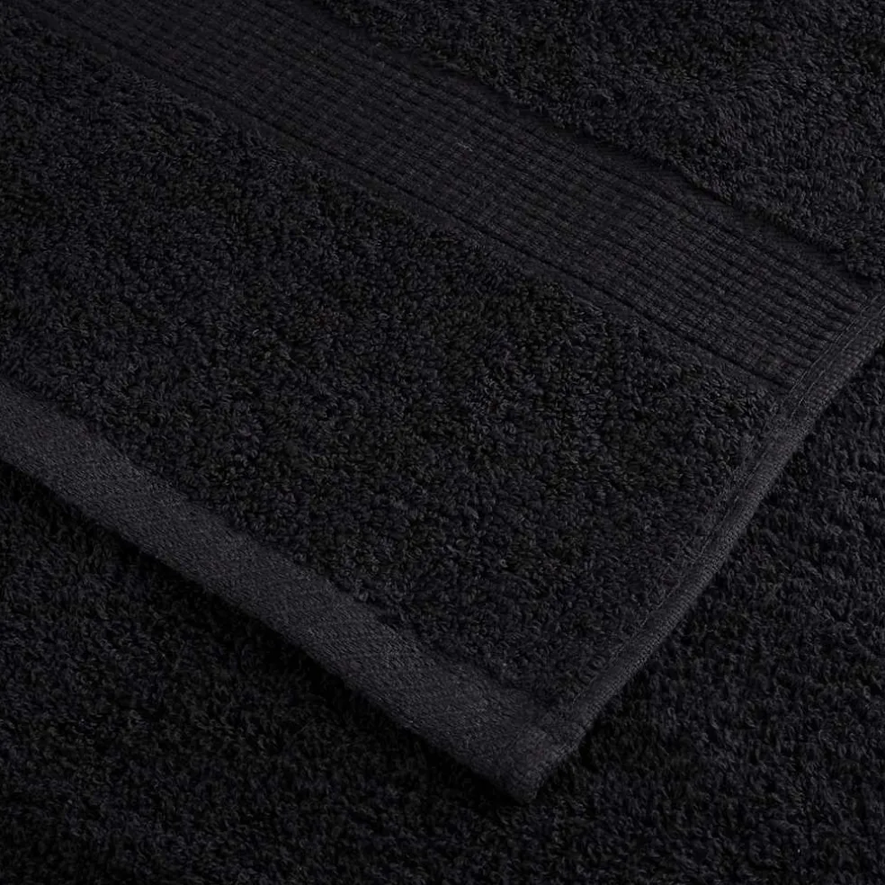 vidaXL 8-delige Handdoekenset SOLUND 600 g/m² zwart