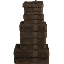 vidaXL 12-delige Handdoekenset SOLUND 600 g/m² groen