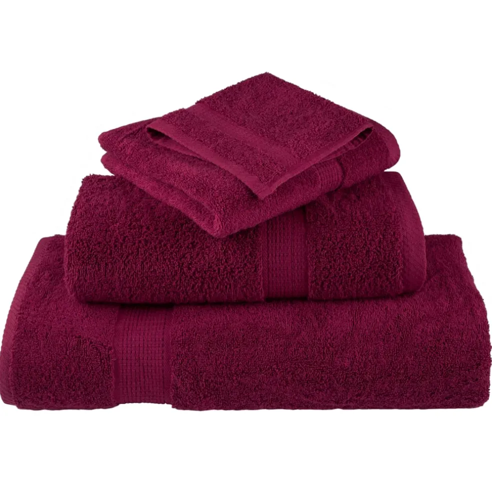 vidaXL 12-delige Handdoekenset FROGN 360 g/m² bruin