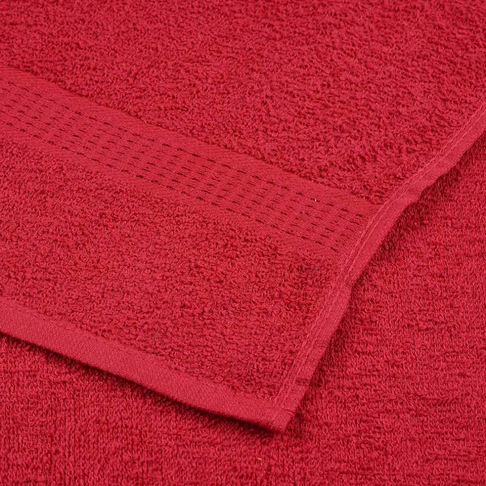vidaXL 12-delige Handdoekenset FROGN 360 g/m² rood