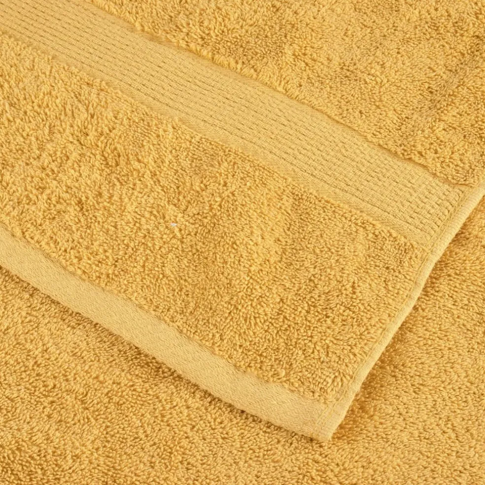 vidaXL 6-delige Handdoekenset SOLUND 600 g/m² goudkleurig