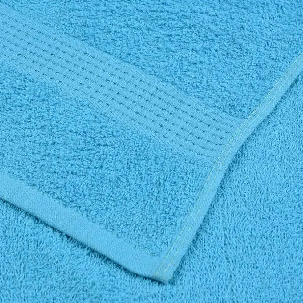 vidaXL 8-delige Handdoekenset SOLUND 600 g/m² turquoise