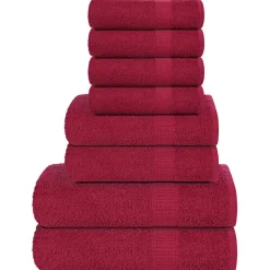 vidaXL 12-delige Handdoekenset SOLUND 600 g/m² crèmekleurig