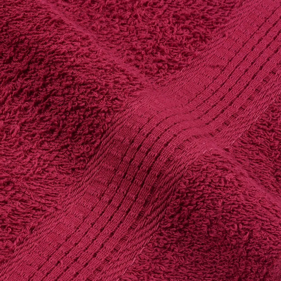 vidaXL 8-delige Handdoekenset FROGN 360 g/m² bordeaux