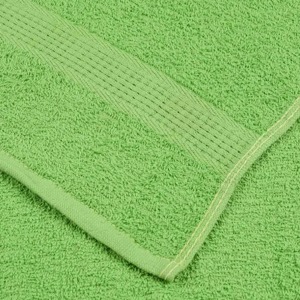 vidaXL 6-delige Handdoekenset FROGN 360 g/m² appelgroen