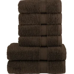 vidaXL 12-delige Handdoekenset SOLUND 600 g/m² grijs